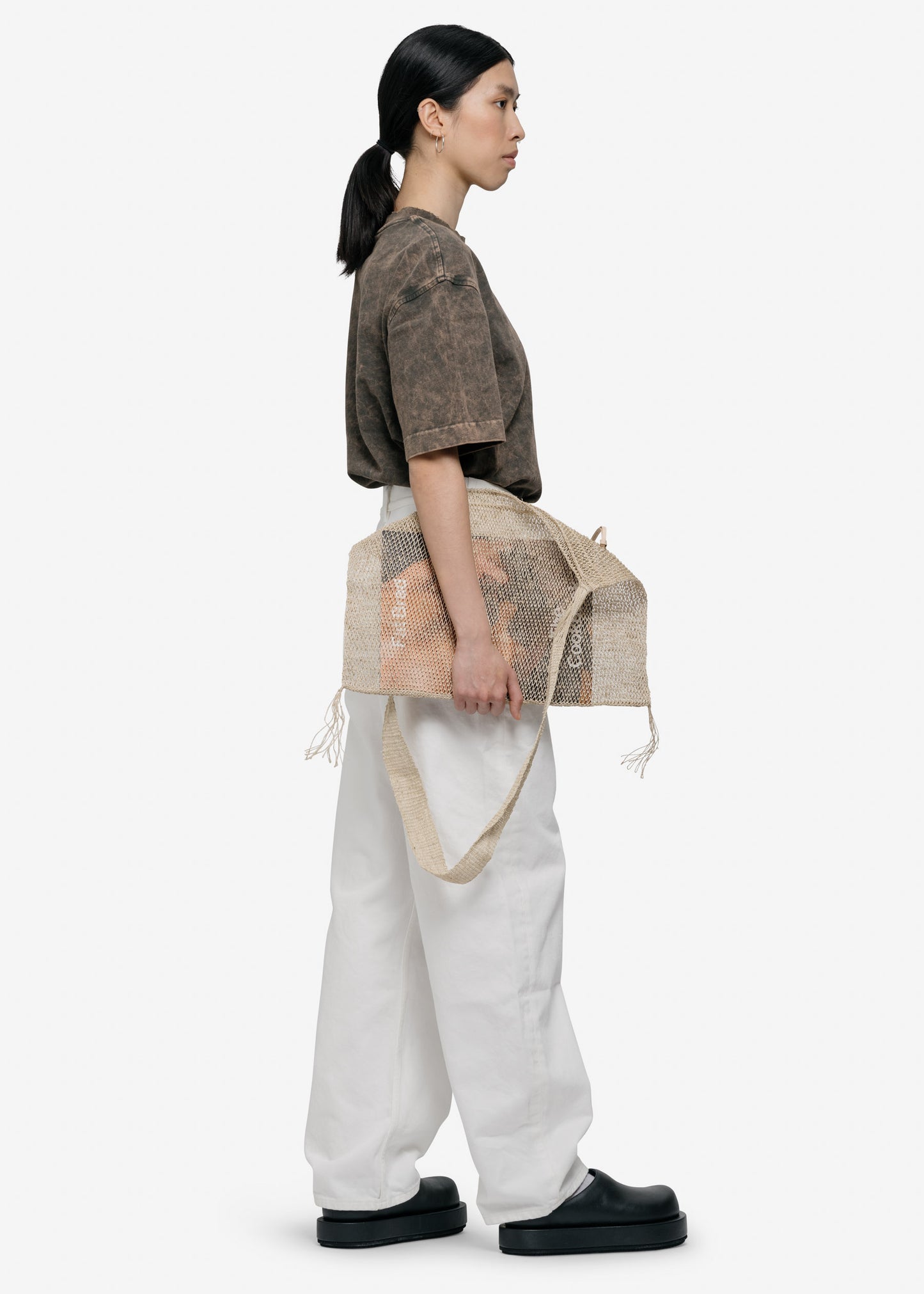Khmu 2 String Bag Natural (FOUND)