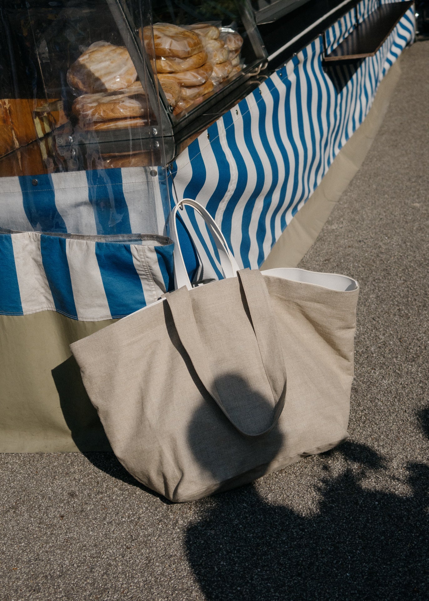 CM 38 XL Shopper Grau-Marineblau